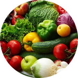 Gemüse rund
